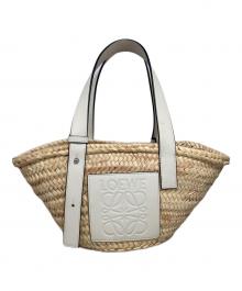 LOEWE（ロエベ）の古着「バスケットバッグ スモール」｜アイボリー