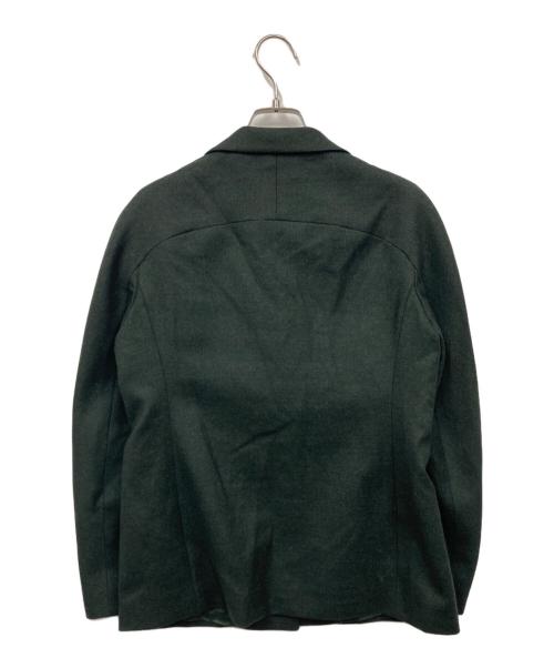 JIL SANDER（ジルサンダー）JIL SANDER (ジルサンダー) カシミヤ混ウールテーラードジャケット カーキ サイズ:36の古着・服飾アイテム