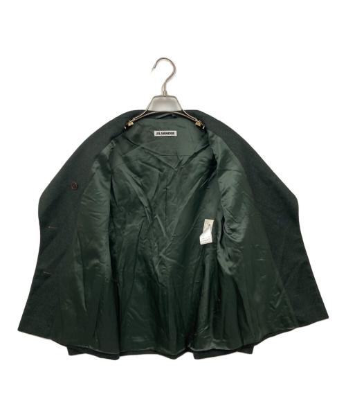 JIL SANDER（ジルサンダー）JIL SANDER (ジルサンダー) カシミヤ混ウールテーラードジャケット カーキ サイズ:36の古着・服飾アイテム
