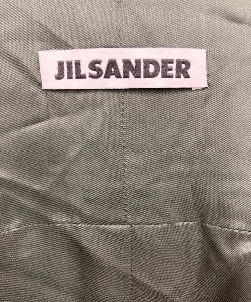 JIL SANDER（ジルサンダー）JIL SANDER (ジルサンダー) カシミヤ混ウールテーラードジャケット カーキ サイズ:36の古着・服飾アイテム