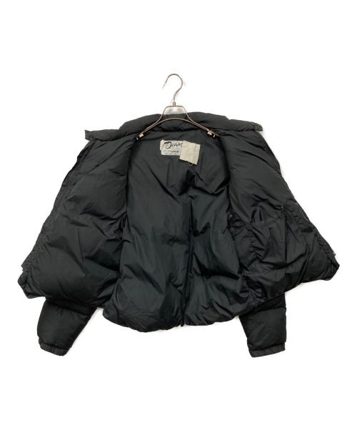 Schott（ショット）Schott (ショット) レザー切替ダウンジャケット ブラック サイズ:48の古着・服飾アイテム