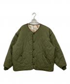 EVISENエビセン）の古着「REVERSIBLE SOUVENIR QUILTED JKT」｜グリーン