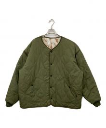 EVISEN（エビセン）の古着「REVERSIBLE SOUVENIR QUILTED JKT」｜グリーン