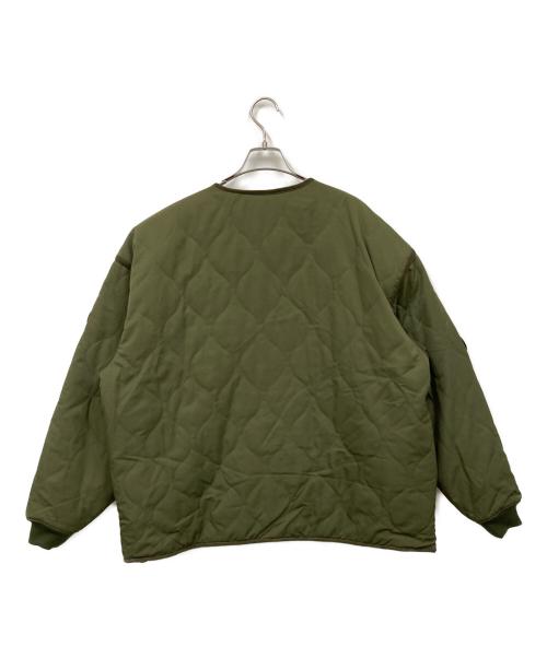 EVISEN（エビセン）EVISEN (エビセン) REVERSIBLE SOUVENIR QUILTED JKT グリーン サイズ:XLの古着・服飾アイテム