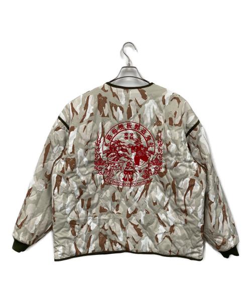 EVISEN（エビセン）EVISEN (エビセン) REVERSIBLE SOUVENIR QUILTED JKT グリーン サイズ:XLの古着・服飾アイテム