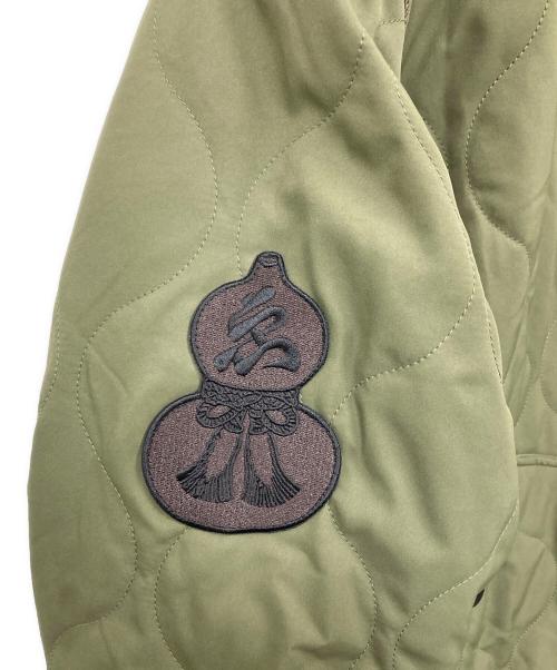 EVISEN（エビセン）EVISEN (エビセン) REVERSIBLE SOUVENIR QUILTED JKT グリーン サイズ:XLの古着・服飾アイテム
