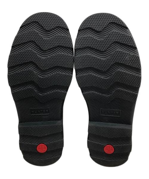 HUNTER（ハンター）HUNTER (ハンター) maison kitsune (メゾンキツネ) DOWNPOUR SHORT BOOTS ブラック サイズ:6 未使用品の古着・服飾アイテム