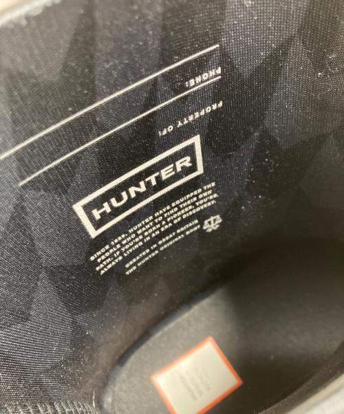 HUNTER（ハンター）HUNTER (ハンター) maison kitsune (メゾンキツネ) DOWNPOUR SHORT BOOTS ブラック サイズ:6 未使用品の古着・服飾アイテム