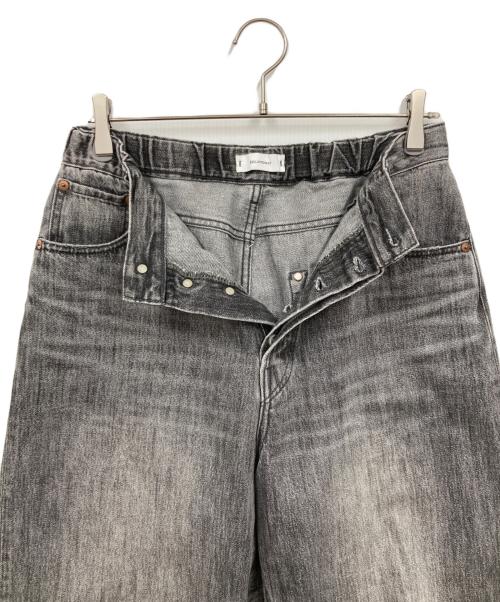 SOLAMONAT（ソラモナ）SOLAMONAT (ソラモナ) デニムパンツ グレー サイズ:Mの古着・服飾アイテム