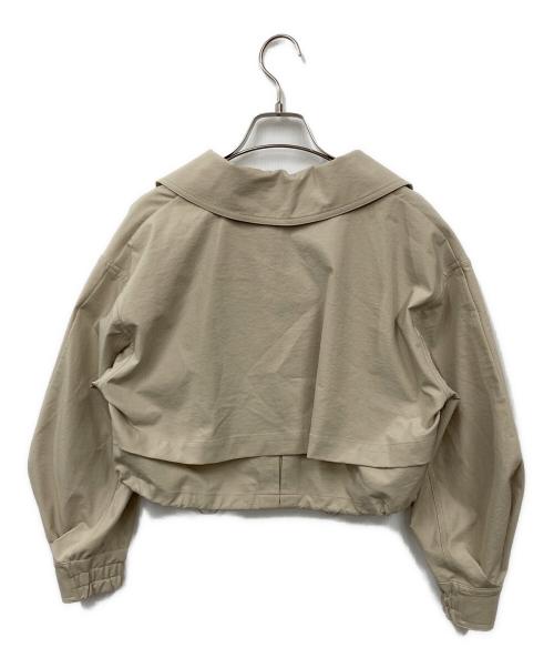STRATA（エストラータ）STRATA (エストラータ) ショートトレンチブルゾン ベージュ サイズ:Fの古着・服飾アイテム