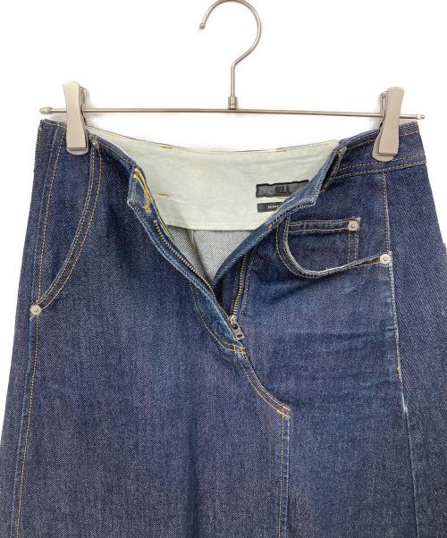 AULA（オーラ）AULA (オーラ) デニムスカート インディゴの古着・服飾アイテム