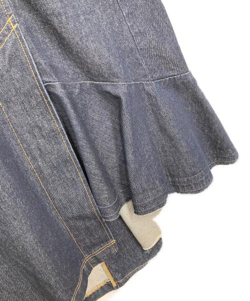AULA（オーラ）AULA (オーラ) デニムスカート インディゴの古着・服飾アイテム