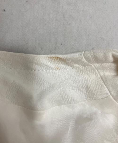 Rene（ルネ）Rene (ルネ) ノーカラーコート ホワイト サイズ:-の古着・服飾アイテム