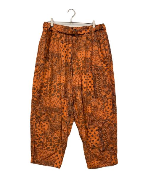 TIGHTBOOTH PRODUCTION（タイトブースプロダクション）TIGHTBOOTH PRODUCTION (タイトブースプロダクション) PAISLEY BALLOON PANTS オレンジ サイズ:XLの古着・服飾アイテム