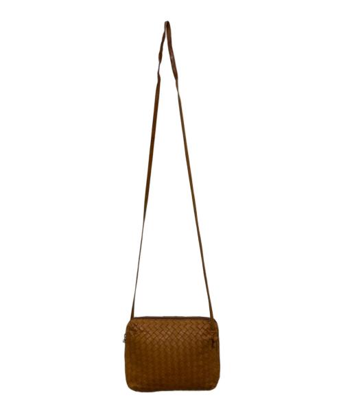 BOTTEGA VENETA（ボッテガベネタ）BOTTEGA VENETA (ボッテガベネタ) イントレチャート ショルダーバッグ ブラウンの古着・服飾アイテム