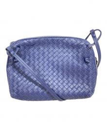 BOTTEGA VENETA（ボッテガベネタ）の古着「イントレチャート ショルダーバッグ」｜ブルー