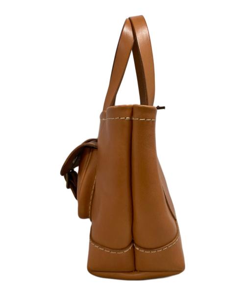 Herz（ヘルツ）Herz (ヘルツ) ハンドバッグ ブラウンの古着・服飾アイテム