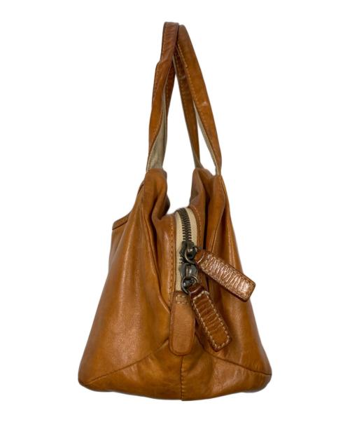 genten（ゲンテン）genten (ゲンテン) ハンドバッグ ブラウンの古着・服飾アイテム