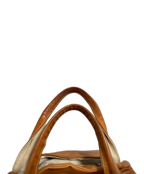 genten（ゲンテン）genten (ゲンテン) ハンドバッグ ブラウンの古着・服飾アイテム