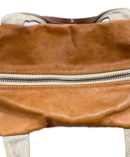 genten（ゲンテン）genten (ゲンテン) ハンドバッグ ブラウンの古着・服飾アイテム