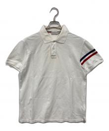 MONCLER（モンクレール）の古着「ポロシャツ」｜ホワイト