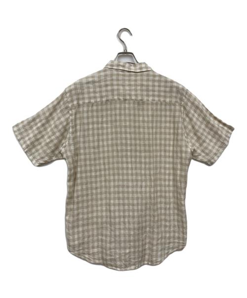PAPAS（パパス）PAPAS (パパス) リネンチャイナシャツ ベージュ サイズ:Mの古着・服飾アイテム