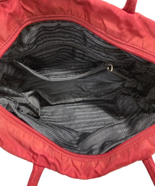 PRADA（プラダ）PRADA (プラダ) ハンドバッグ レッドの古着・服飾アイテム