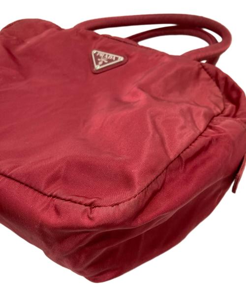 PRADA（プラダ）PRADA (プラダ) ハンドバッグ レッドの古着・服飾アイテム