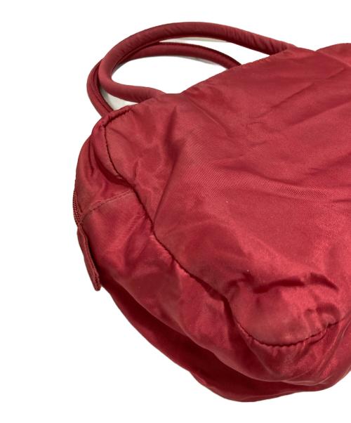 PRADA（プラダ）PRADA (プラダ) ハンドバッグ レッドの古着・服飾アイテム