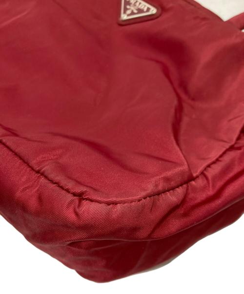 PRADA（プラダ）PRADA (プラダ) ハンドバッグ レッドの古着・服飾アイテム