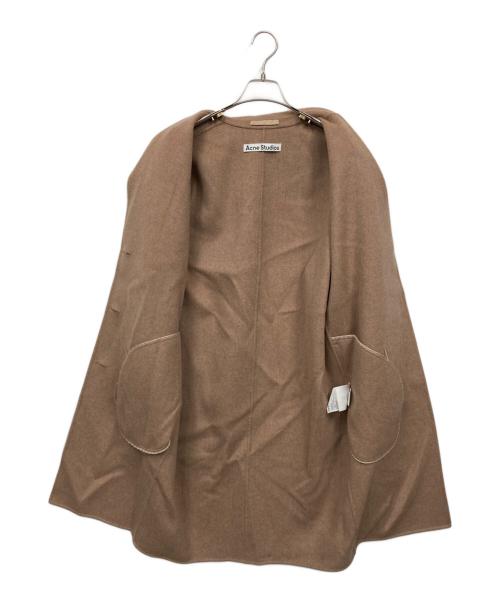 Acne studios（アクネ ストゥディオズ）ACNE STUDIOS (アクネ ストゥディオズ) SINGLE-BREASTED COAT ベージュ サイズ:32の古着・服飾アイテム