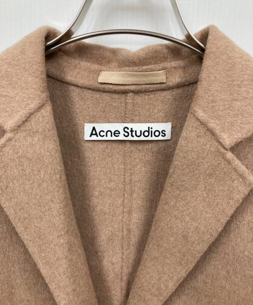 Acne studios（アクネ ストゥディオズ）ACNE STUDIOS (アクネ ストゥディオズ) SINGLE-BREASTED COAT ベージュ サイズ:32の古着・服飾アイテム