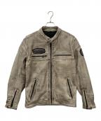 THE DEGNER CLASSICザデグナー クラシック）の古着「レザージャケット」｜ベージュ