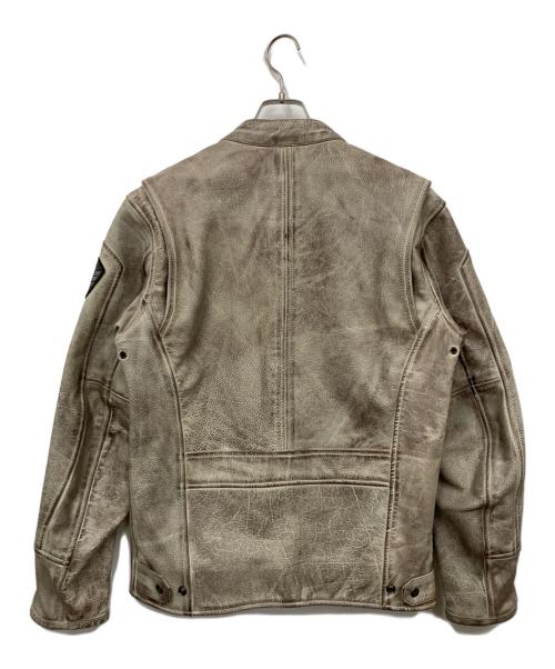 THE DEGNER CLASSIC（ザデグナー クラシック）THE DEGNER CLASSIC (ザデグナー クラシック) レザージャケット ベージュ サイズ:Mの古着・服飾アイテム
