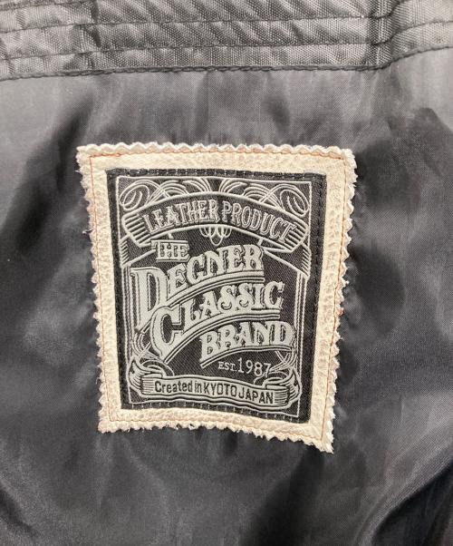 THE DEGNER CLASSIC（ザデグナー クラシック）THE DEGNER CLASSIC (ザデグナー クラシック) レザージャケット ベージュ サイズ:Mの古着・服飾アイテム