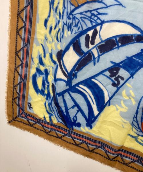 45rpm（45アールピーエム）45rpm (45アールピーエム) 大判ストール ベージュの古着・服飾アイテム