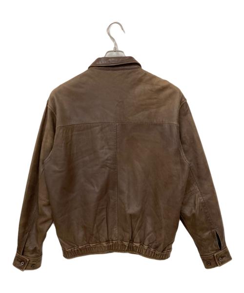 POLO RALPH LAUREN（ポロ・ラルフローレン）POLO RALPH LAUREN (ポロ・ラルフローレン) レザージャケット ブラウン サイズ:Mの古着・服飾アイテム