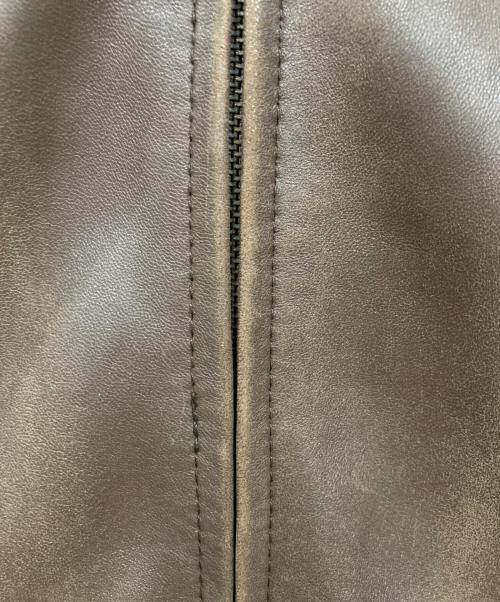 POLO RALPH LAUREN（ポロ・ラルフローレン）POLO RALPH LAUREN (ポロ・ラルフローレン) レザージャケット ブラウン サイズ:Mの古着・服飾アイテム