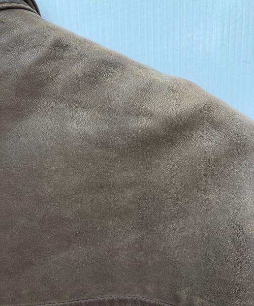 POLO RALPH LAUREN（ポロ・ラルフローレン）POLO RALPH LAUREN (ポロ・ラルフローレン) レザージャケット ブラウン サイズ:Mの古着・服飾アイテム