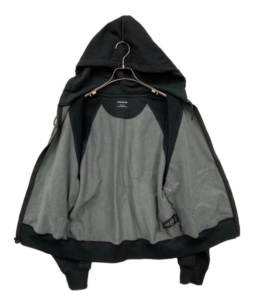 COACH（コーチ）COACH (コーチ) パーカー ブラック サイズ:Mの古着・服飾アイテム