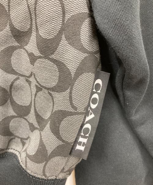 COACH（コーチ）COACH (コーチ) パーカー ブラック サイズ:Mの古着・服飾アイテム