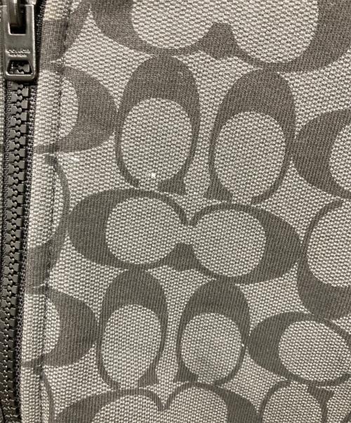 COACH（コーチ）COACH (コーチ) パーカー ブラック サイズ:Mの古着・服飾アイテム