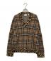 BURBERRY LONDON（バーバリーロンドン）の古着「レオパード ノバチェック Vネックニット」｜ブラウン