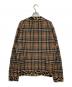 BURBERRY LONDON (バーバリーロンドン) レオパード ノバチェック Vネックニット ブラウン サイズ:S：25000円