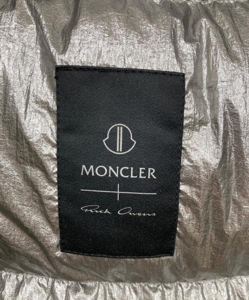 MONCLER（モンクレール）MONCLER (モンクレール) RICK OWENS (リックオウエンス) CYCLOPIC GIUBBOTTO シルバー サイズ:1の古着・服飾アイテム