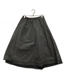 homspun（ホームスパン）の古着「水玉スカート」｜ブラック