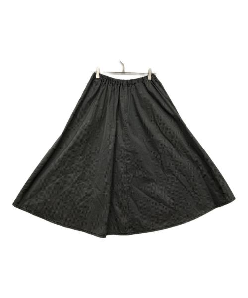 homspun（ホームスパン）homspun (ホームスパン) 水玉スカート ブラック サイズ:M 未使用品の古着・服飾アイテム