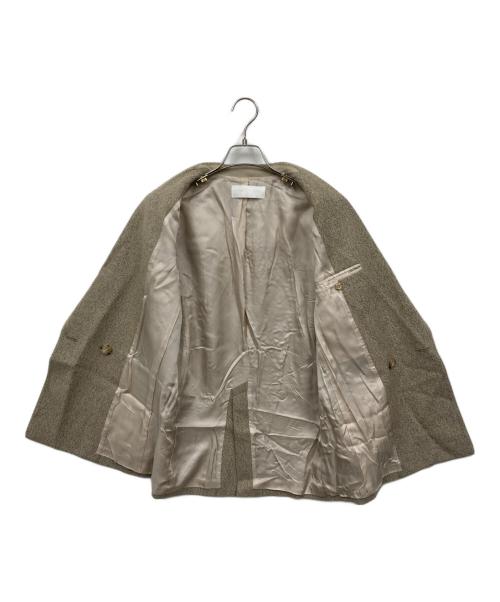 Adam et Rope（アダム エ ロペ）Adam et Rope (アダム エ ロペ) ウールネップ ツイード オーバーサイズジャケット ベージュ サイズ:36の古着・服飾アイテム