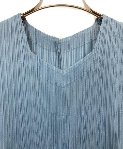 YOKANG（ヨーカン）YOKANG (ヨーカン) プリーツワンピース スカイブルー サイズ:表記なしの古着・服飾アイテム