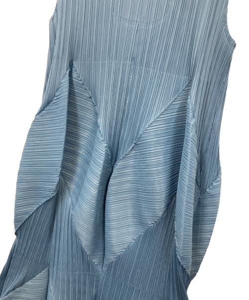 YOKANG（ヨーカン）YOKANG (ヨーカン) プリーツワンピース スカイブルー サイズ:表記なしの古着・服飾アイテム